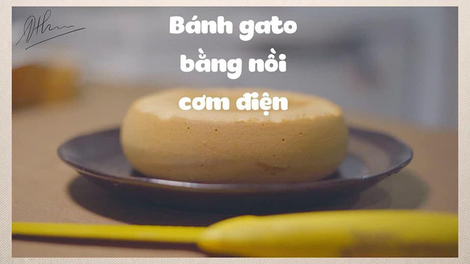 Cách làm cốt bánh gato bằng nồi cơm điện bỗng sốt xình xịch trở lại