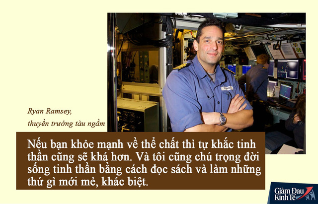 Ryan Ramsey, thuyền trưởng tàu ngầm: Hãy tận hưởng những gì bạn đang có, đừng quên tập thể dục