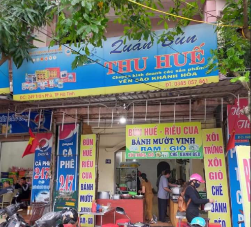 Quán bún Thu Huế bị phạt 750.000 đồng vì bán hàng không niêm yết giá Quán bún Thu Huế bị phạt 750.000 đồng vì bán hàng không niêm yết giá