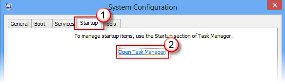 Chọn Open Task Manager