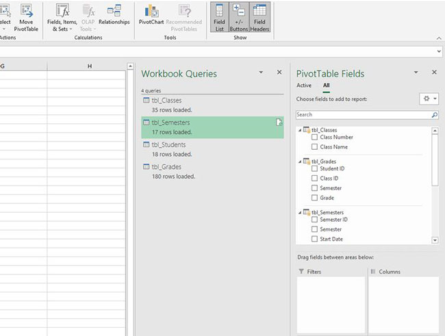 Excel sẽ tạo Data Model cho bạn