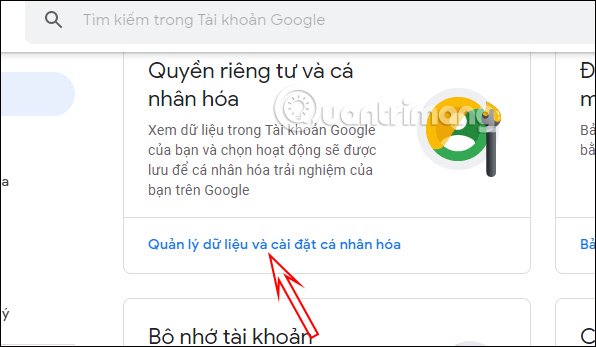 Cài đặt cá nhân hóa 