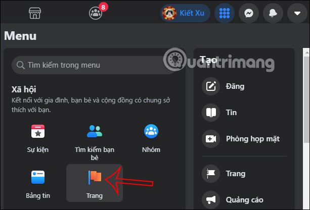 Truy cập Trang