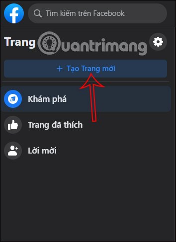 Tạo Trang mới 