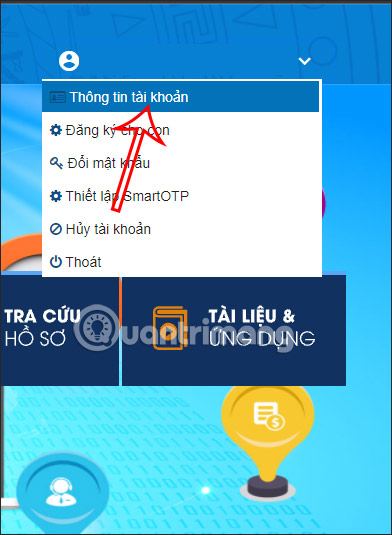 Thông tin tài khoản VssID