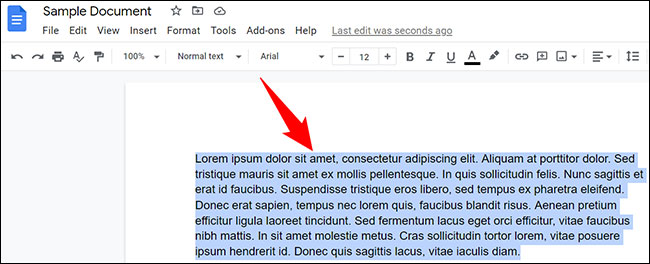 Cách thiết lập hiệu ứng thụt dòng trong Google Docs