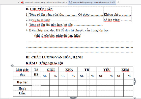 File DOC sau khi chuyển đổi từ PDF