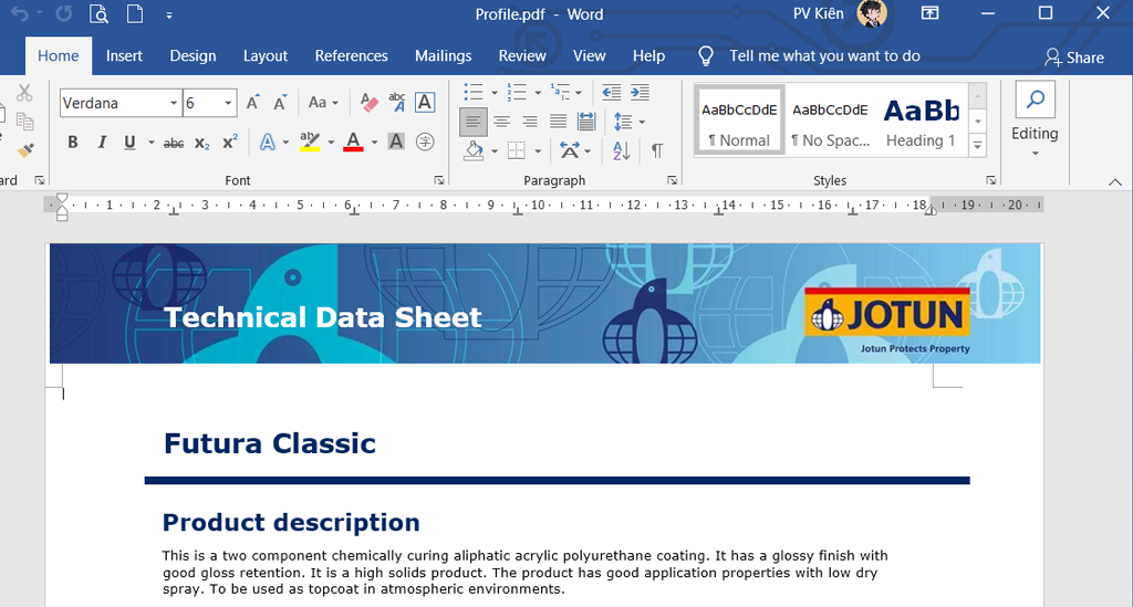 3- Cách chỉnh sửa file PDF bằng Microsoft Word