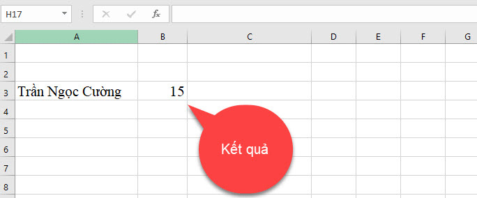 Hưỡng dẫn sử dụng Hàm LEN Đếm chuỗi trong Excel