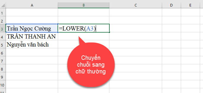 Chuyển chuỗi sang chữ thường