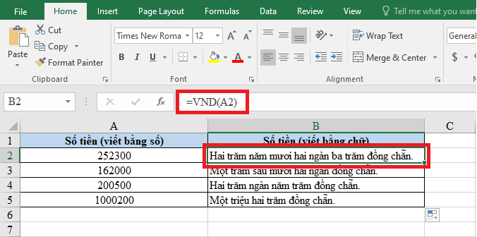 Các cách đọc số thành chữ trong Excel đơn giản nhất