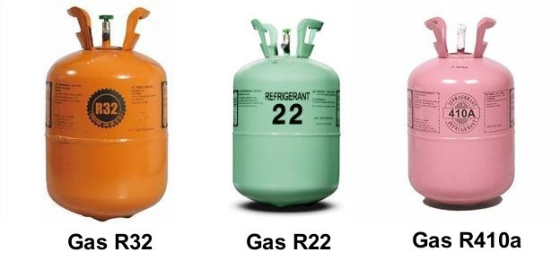 Các loại gas điều hòa thường dùng