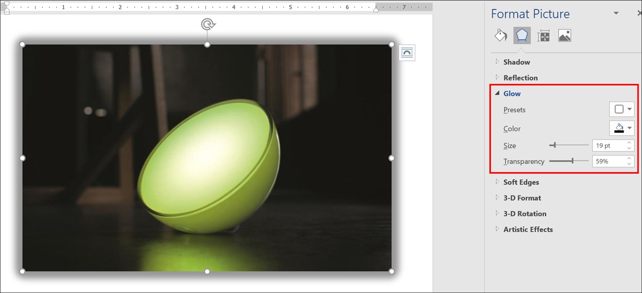 Cách chỉnh sửa hình ảnh trong Word sau khi chèn: Tạo hiệu ứng cho ảnh