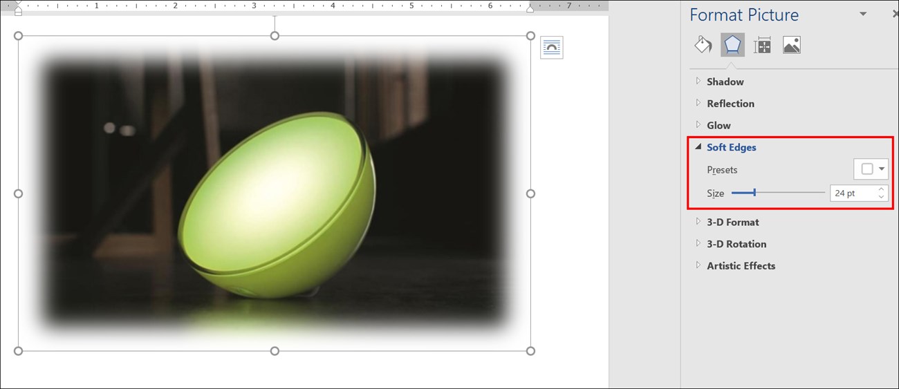 Cách chỉnh sửa hình ảnh trong Word sau khi chèn: Tạo hiệu ứng cho ảnh