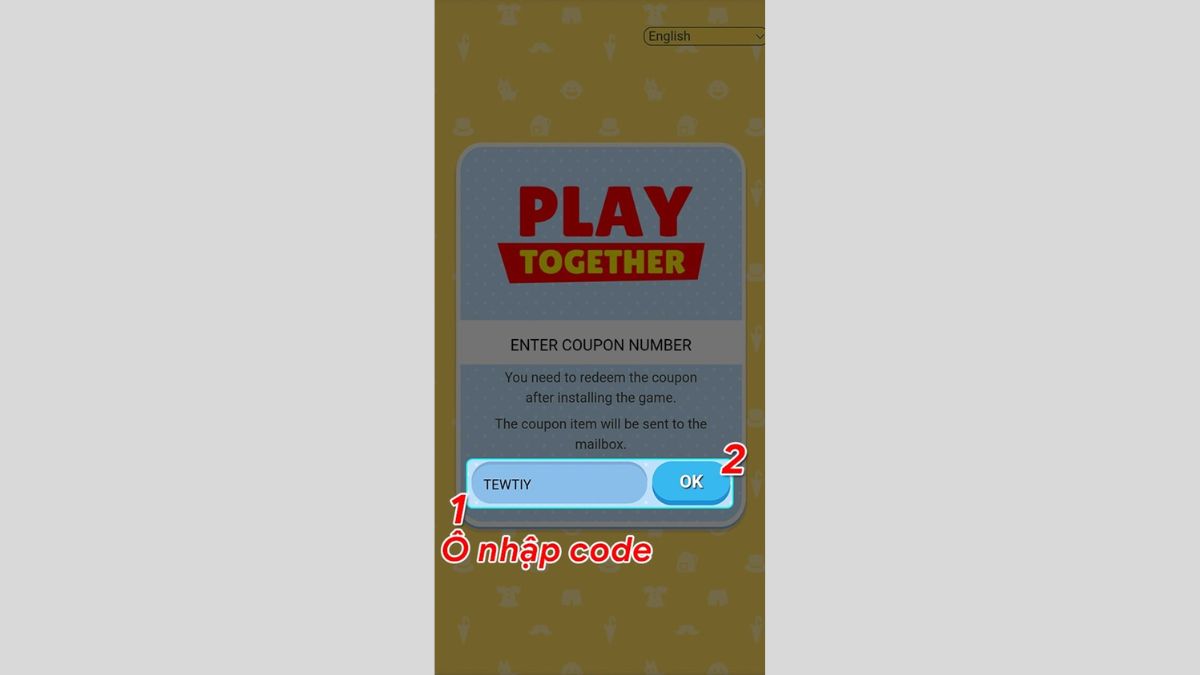 Cách nhập code Play Together trên điện thoại iOS bước 1