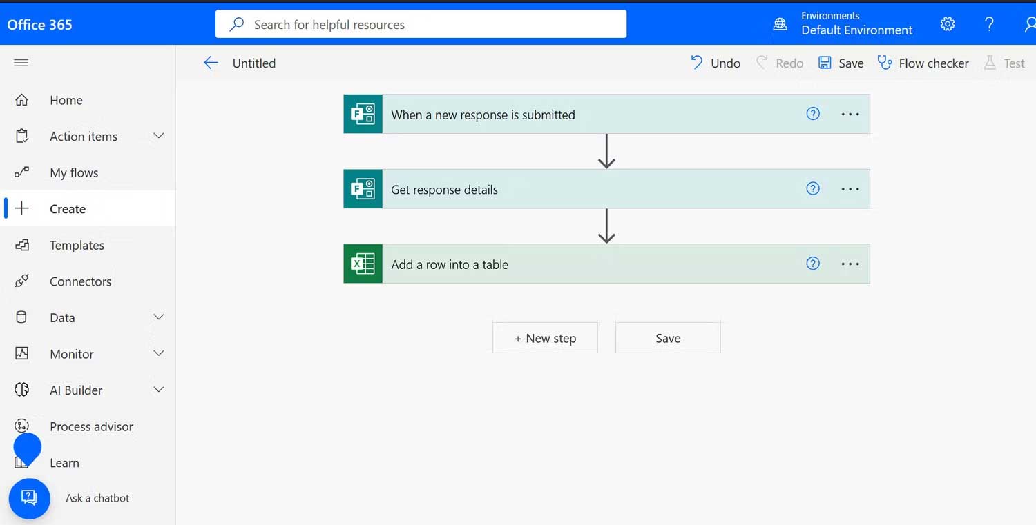 Đồng bộ Microsoft Forms