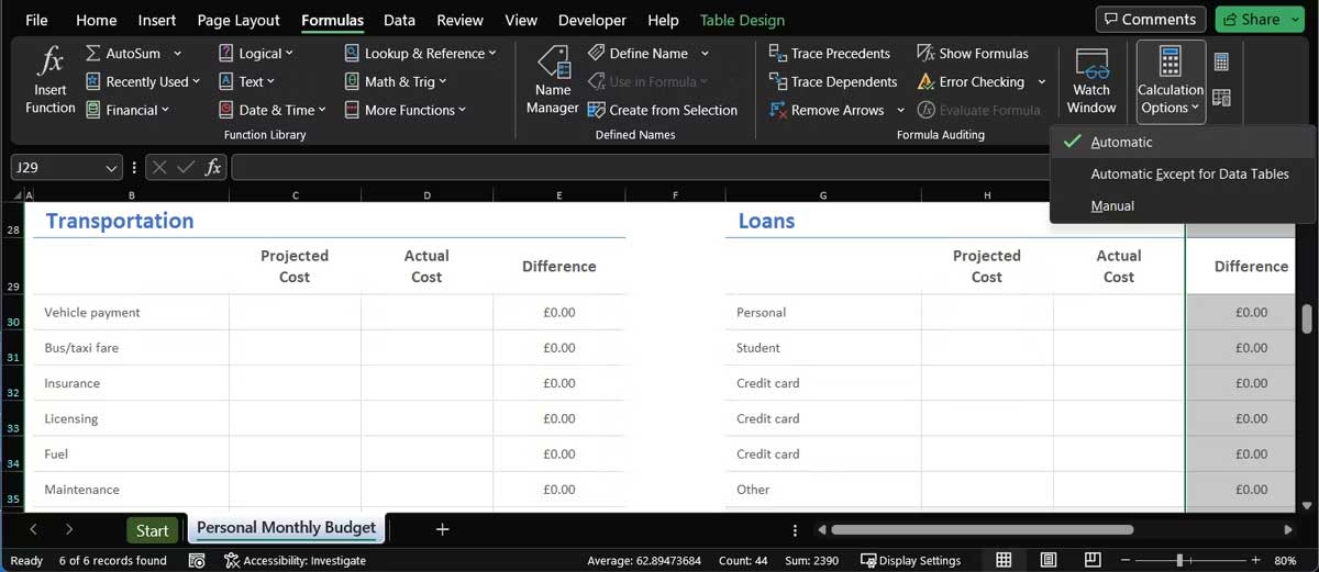 Hướng dẫn sửa lỗi Autofill không hoạt động trong Excel