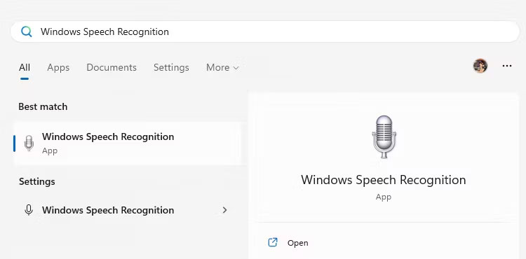 Tìm kiếm Windows Speech Recognition