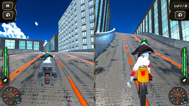 Game Y8 2 người: Trò chơi 2 người City Bike Stunt