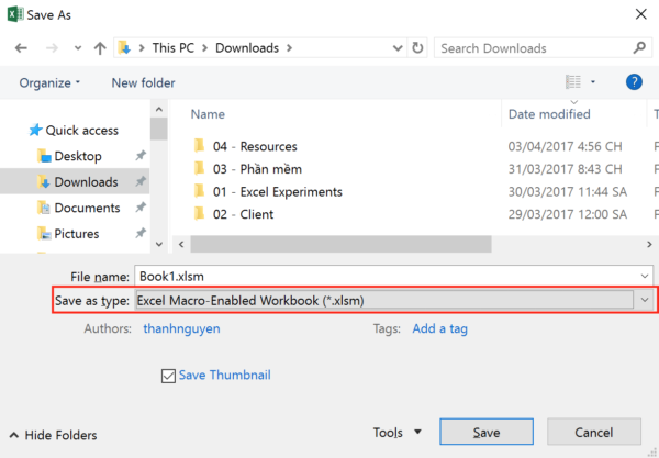 Bắt đầu với Excel Macros nói riêng hay Macros nói chung và ngôn ngữ lập trình VBA Excel