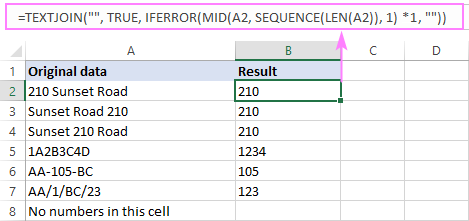 Cách lọc bỏ chữ và giữ lại số trong ô Excel