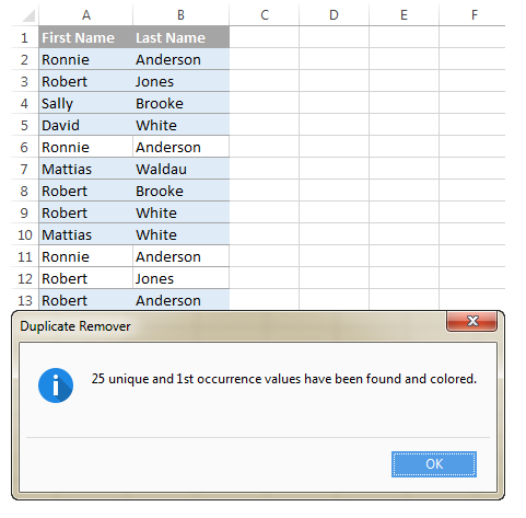 Cách nhanh và dễ dàng để tìm và đánh dấu các giá trị duy nhất trong Excel - Finish
