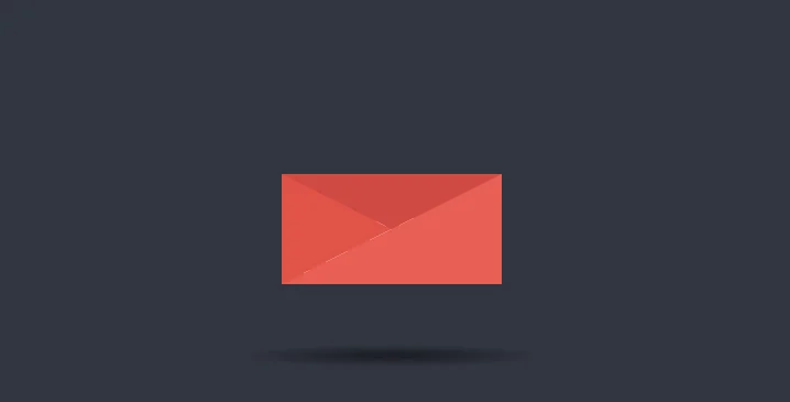 Mẫu CSS động dạng phong bì thư
