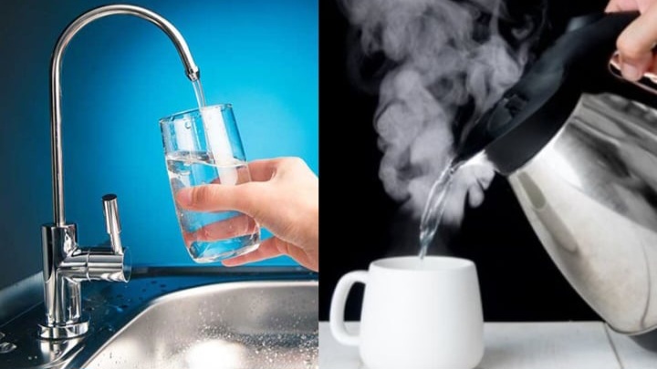 Uống nước trực tiếp từ máy lọc hay nước đun sôi tốt hơn? (Ảnh: Resources & Healthshots)
