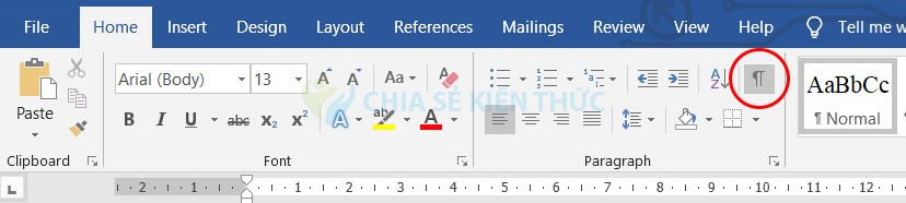 Xóa một dấu ngắt trang (Page Break) trong Word bằng phím Delete - Bước 1