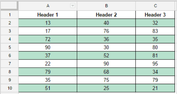 Cách tô màu xen kẽ giữa các hàng trong Google Sheets cực nhanh - 6