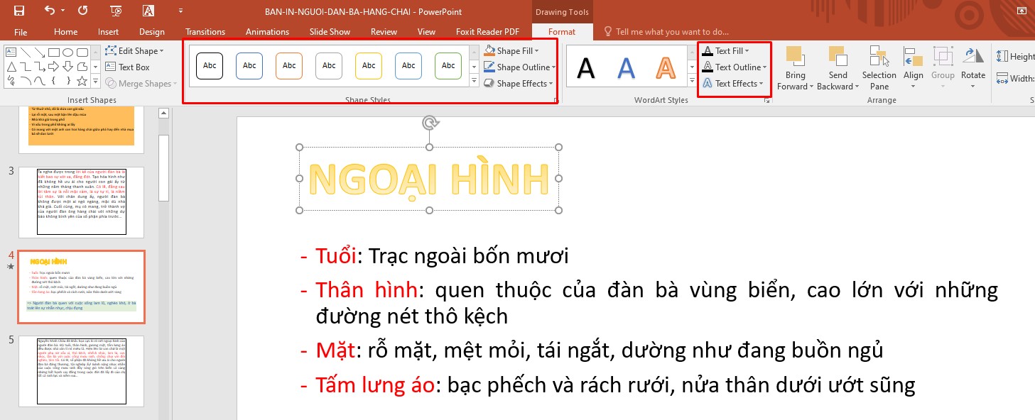 Hướng dẫn sử dụng PowerPoint từ A - Z: Điều chỉnh định dạng chữ