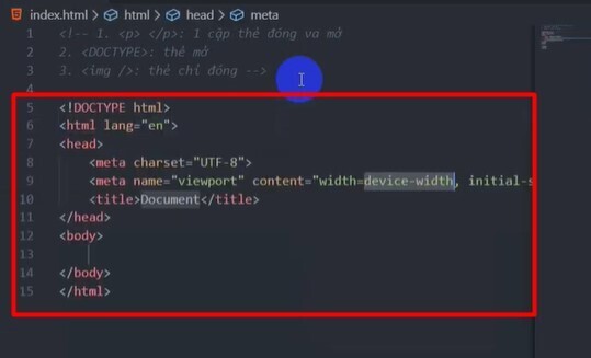 Cách tạo File HTML trong Visual Studio Code