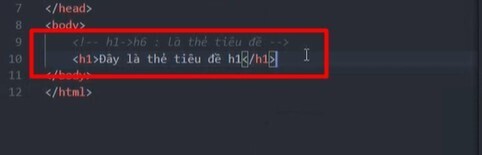 Thẻ tiêu đề trong HTML - 2